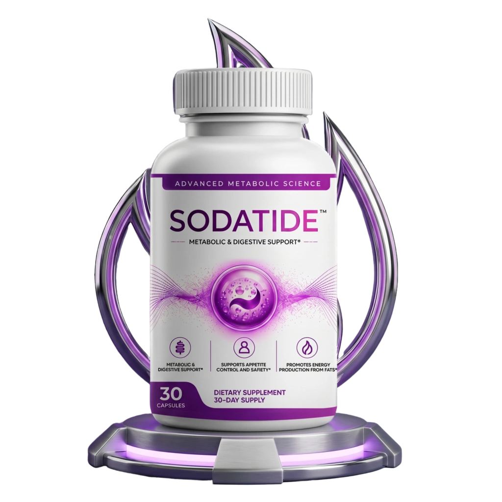 Sodatide single bottle — gut microbiome prebiotic and probiotic supplement for healthy weight loss — 30-day supply